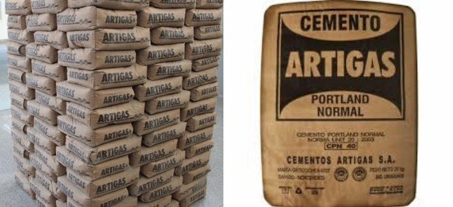 Cemento Portland ARTIGAS, bolsa 25kgs